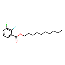 3-Chloro-2-fluorobenzoic acid, decyl ester