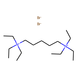 1,5-Pentanediaminium, N1,N1,N1,N5,N5,N5-hexaethyl-, bromide (1:2)