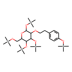2-O-(2-(4-hydroxyphenyl)-ethyl)-d-«beta»-glucopyranose, 5TMS