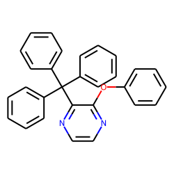 2-Phenoxy-3-triphenylmethyl pyrazine