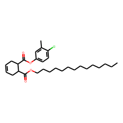 cis-Cyclohex-4-en-1,2-dicarboxylic acid, 4-chloro-3-methylphenyl tetradecyl ester