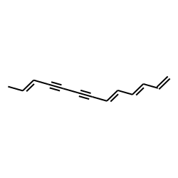 1,3,5,11-Tridecatetraene-7,9-diyne isomer # 2