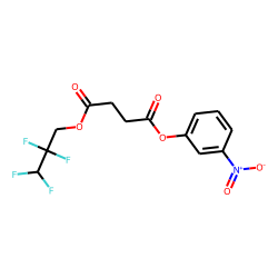 Succinic acid, 2,2,3,3-tetrafluoropropyl 3-nitrophenyl ester