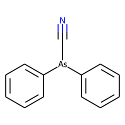 Arsinecarbonitrile, diphenyl-