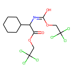 Glycine, 2-cyclohexyl-N-(2,2,2-trichloroethoxy)carbonyl-, 2,2,2-trichloroethyl ester