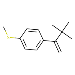 Benzene, 1-(2,2-dimethyl-1-methylenepropyl)-4-(methylthio)-