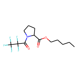 l-Proline, n-pentafluoropropionyl-, pentyl ester