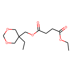 Succinic acid, ethyl (5-ethyl-1,3-dioxan-5-yl)methyl ester