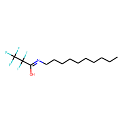 Pentafluoropropanamide, N-decyl-