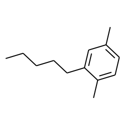 Benzene, 1,4-dimethyl-2-pentyl