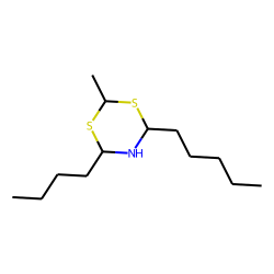 1,3,5-Dithiazine, 4-butyl-2-mehyl-6-pentyl
