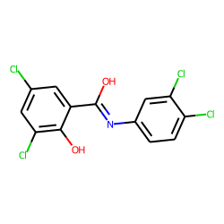 Benzamide, 3,5-dichloro-N-(3,4-dichlorophenyl)-2-hydroxy-
