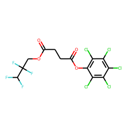 Succinic acid, 2,2,3,3-tetrafluoropropyl pentachlorophenyl ester