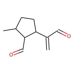 Cyclopentaneacetaldehyde, 2-formyl-3-methyl-«alpha»-methylene-