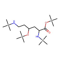 Lysine, 4-hydroxy-, tetrakis(trimethylsilyl) derv.