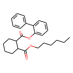 1,2-Cyclohexanedicarboxylic acid, 2-biphenyl hexyl ester