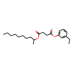 Succinic acid, dec-2-yl 3-ethylphenyl ester