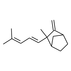 (1S-exo)-2-methyl-3-methylene-2-(4-methyl-1,3-pentenyl)bicyclo[2.2.1]heptane