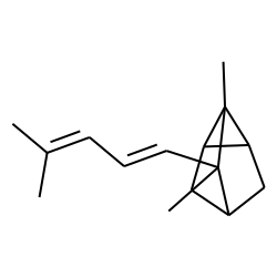 (-)-1,7-dimethyl-7-(4-methyl-1,3-pentenyl)-tricyclo[2.2.1.0(2,6)]heptane