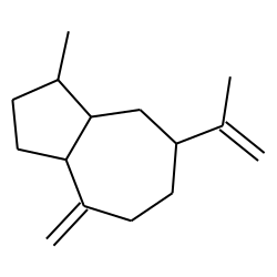 Bicyclo[5.3.0]decane, 2-methylene-5-(1-methylvinyl)-8-methyl-