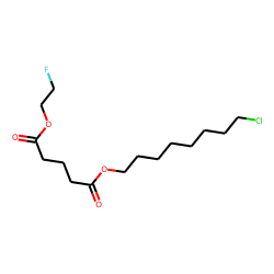 Glutaric acid, 8-chlorooctyl 2-fluoroethyl ester