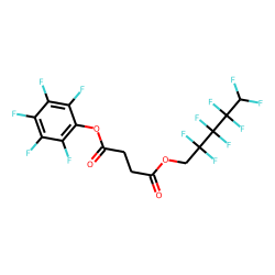 Succinic acid, 2,2,3,3,4,4,5,5-octafluoropentyl pentafluorophenyl ester