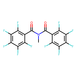 Benzamide, pentafluoro-N-(pentafluorobenzoyl)-N-methyl-