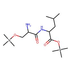 Ser-Leu, trimethylsilyl ether, trimethylsilyl ester