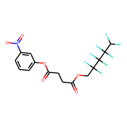 Succinic acid, 2,2,3,3,4,4,5,5-octafluoropentyl 3-nitrophenyl ester