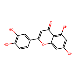 4H-1-BENZOPYRANE-4-ONE, 2-(3,4-DIHYDROXYPHENYL)-5,7-DIHYDROXY-