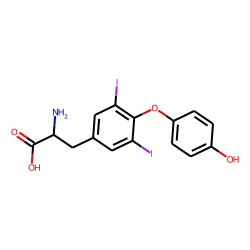 Alanine, (3,5-diiodo-4-(-p-hydroxyphenoxy)phenyl)-