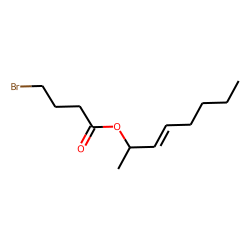 4-Bromobutanoic acid, oct-3-en-2-yl ester