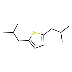 Thiophene, 2,5-bis(2-methylpropyl)-