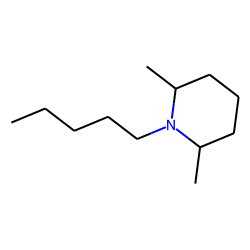 Piperidine, 2,6-dimethyl-1-pentyl