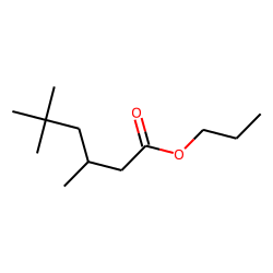 Hexanoic acid, 3,5,5-trimethyl-, propyl ester