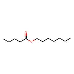 Pentanoic acid, heptyl ester