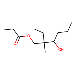 2-Methyl-2-ethyl-3-hydroxyhexyl propionate
