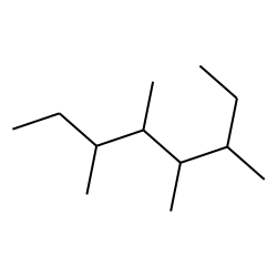 3,4,5,6-Tetramethyloctane, b