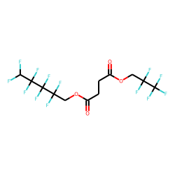 Succinic acid, 2,2,3,3,4,4,5,5-octafluoropentyl 2,2,3,3,3-pentafluoropropyl ester