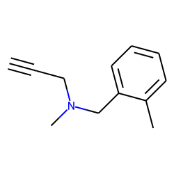 Benzylamine,2, n-dimethyl-n-2-propynyl-
