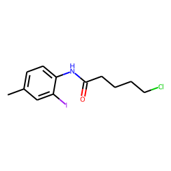 Pentanamide, N-(2-iodo-4-methylphenyl)-5-chloro-