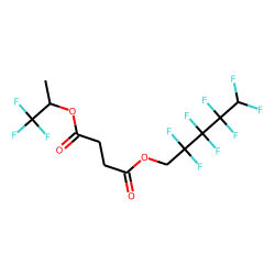 Succinic acid, 1,1,1-trifluoroprop-2-yl 2,2,3,3,4,4,5,5-octafluoropentyl ester
