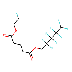 Glutaric acid, 2,2,3,3,4,4,5,5-octafluoropentyl 2-fluoroethyl ester