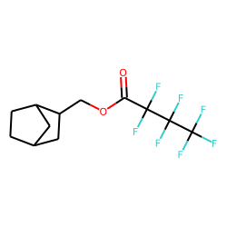 2-Norbornanemethanol, heptafluorobutyrate