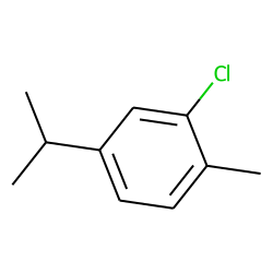 Benzene, 2-chloro-1-methyl-4-(1-methylethyl)-