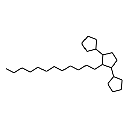 1,1':3',1''-Tercyclopentane, 2'-dodecyl-