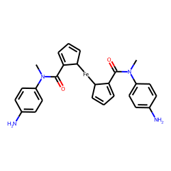 1,1'-Bis[n-methyl-n(p-aminophenyl)-carboxamido] ferrocene