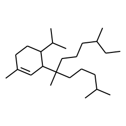 1-Methyl-4-(1-methylethyl)-3-[1-methyl-1-(4-methylpentyl)-5-methylheptyl]cyclohexene