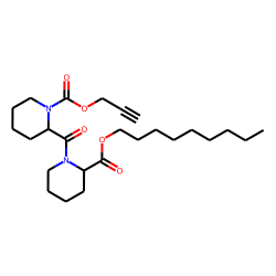 Pipecolylpipecolic acid, N-propargyloxycarbonyl-, nonyl ester