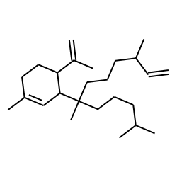 1-Methyl-4-(1-methylethenyl)-3-[1-methyl-1-(4-methylpentyl)-5-methylhept-6-enyl] cyclohexene